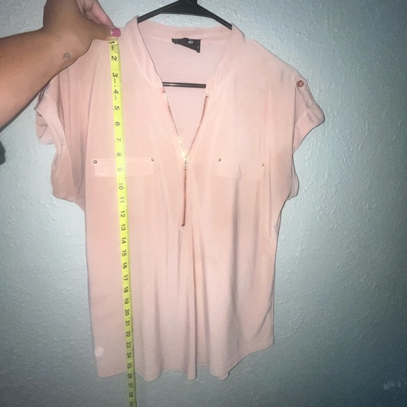 Pink Zip up blouse - Picture 4 of 9